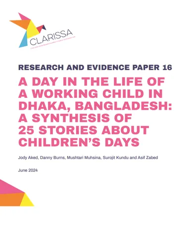 Clarissa A DAY IN THE LIFE Of working children